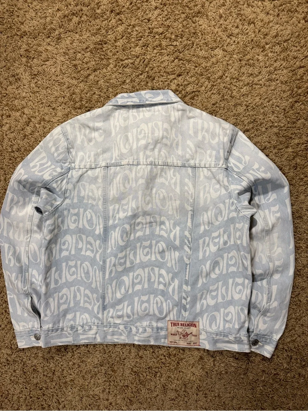 True Religion Jesse AOP Trucker Jacket NWT Mens